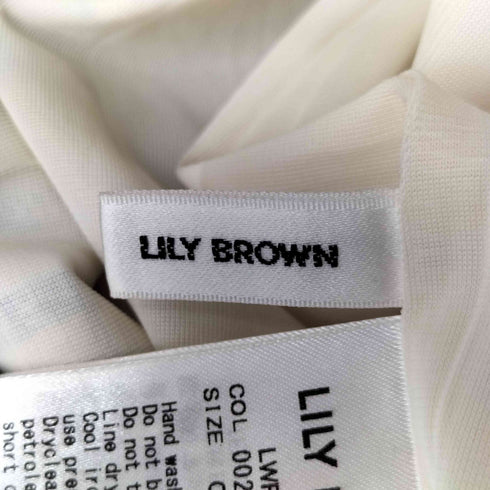 リリーブラウン Lily Brown 幾何学柄ワンピース レディース ONE SIZE