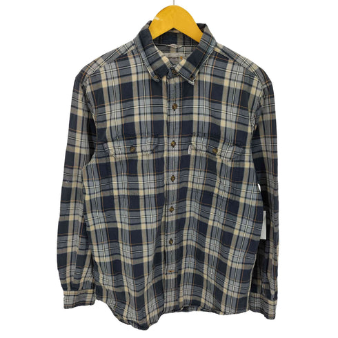 カーハート Carhartt RELAXED FIT ボタンダウン ネル シャツ メンズ import:M