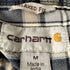 カーハート Carhartt RELAXED FIT ボタンダウン ネル シャツ メンズ import:M