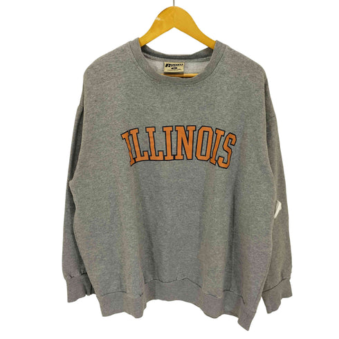 ラッセルアスレチック RUSSELL ATHLETIC 90-00S PRO COTTON ILLINOIS ロゴ プリント クルーネック スウェット メンズ 2X