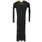 ザラ ZARA Rib Knit Dress 化繊 リブニット ドレス ワンピース レディース import:S
