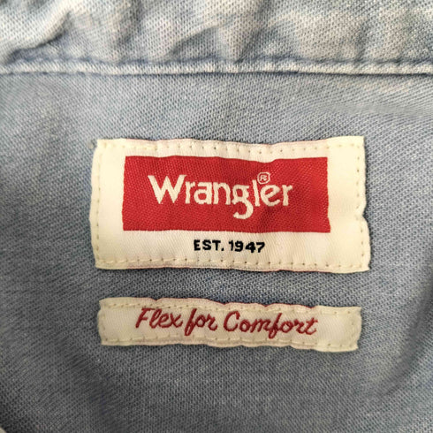 ラングラー Wrangler FLEX FOR COMFORT デニム シャツ メンズ import:L