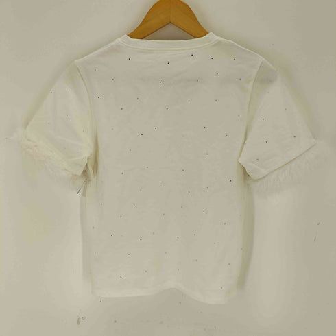 エイミーイストワール eimy istoire FEATHER TEE フェザー 半袖Tシャツ レディース FREE
