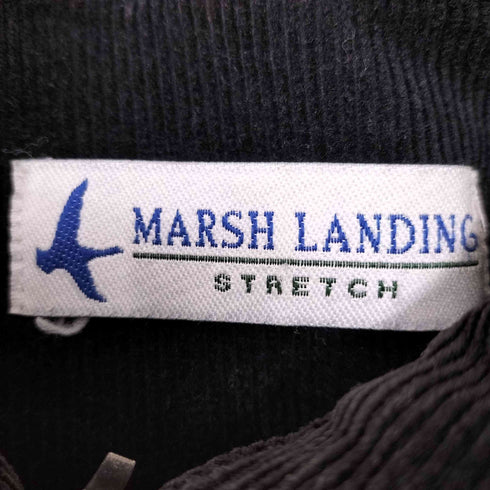 マーシュランディング MARSH LANDING 90s 細畝 ジップアップ コーデュロイジャケット メンズ import:L
