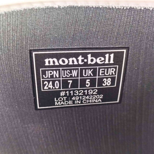モンベル mont bell ペスカドールブーツ レインブーツ レディース JPN:24