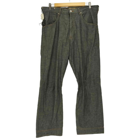 バランスウェアデザイン balanceweardesign 00s 立体裁断 Tech Combo Denim テックコンボデニム ライトオンス メンズ JPN:L