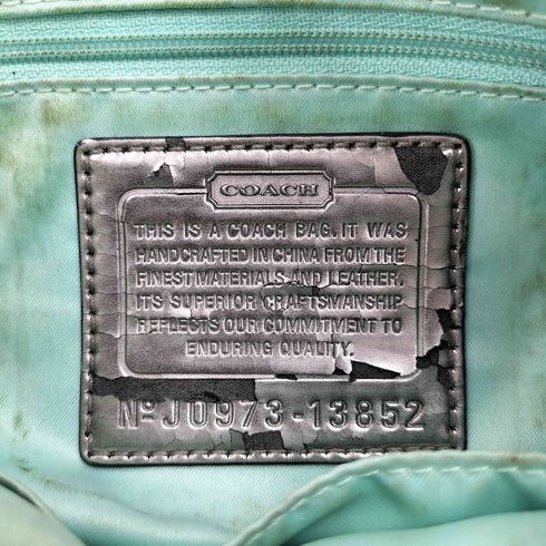コーチ COACH 00s Poppy Hobo ポピーパテント エナメル ワンハンド バック Y2K レディース