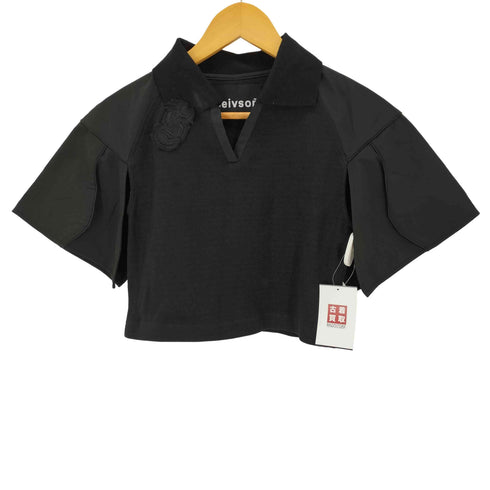 Seivson クロップドポロシャツ レディース M
