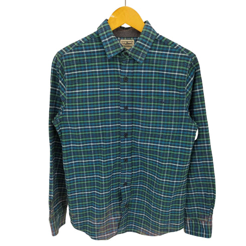 エルエルビーン L.L.Bean チェック レギュラーカラー ネル シャツ メンズ import:S