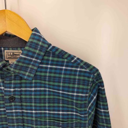 エルエルビーン L.L.Bean チェック レギュラーカラー ネル シャツ メンズ import:S