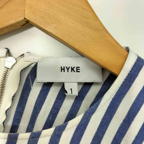 ハイク HYKE ストライプ アシンメトリー ブラウス レディース JPN:1