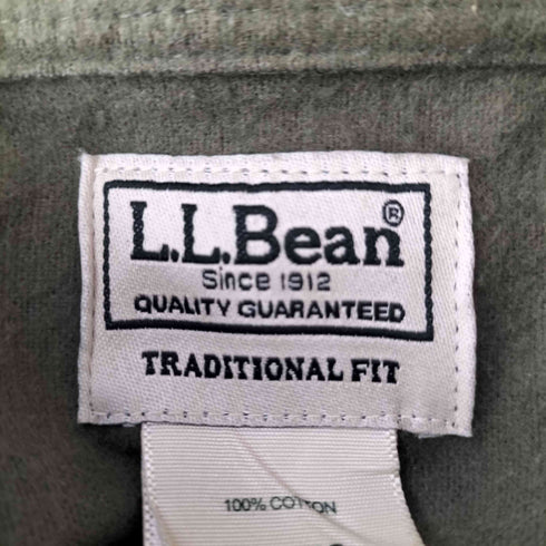 エルエルビーン L.L.Bean TRADITIONAL FIT シャモアクロス シャツ メンズ import:S