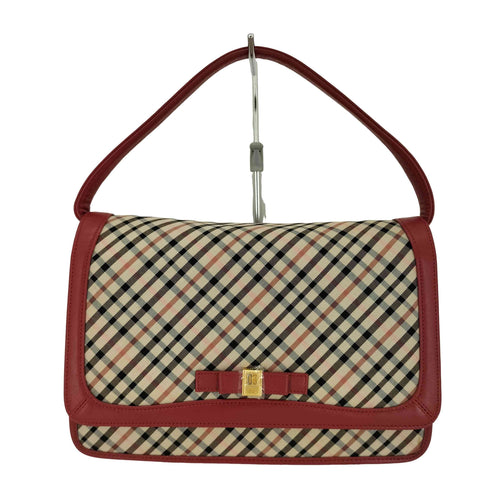 ダックスロンドン DAKS LONDON 2way チェック ショルダーバック ハンドバック レディース