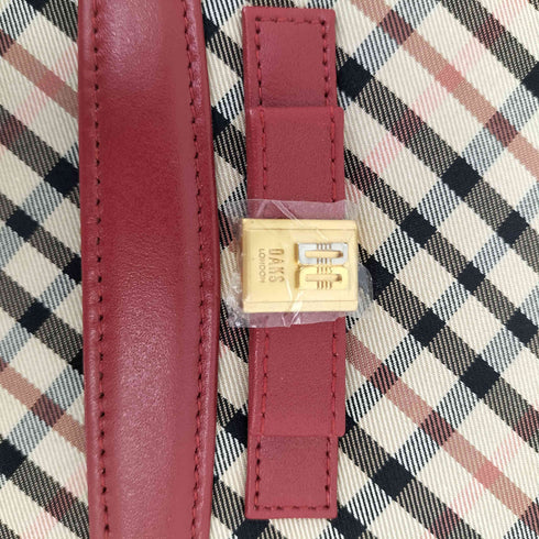 ダックスロンドン DAKS LONDON 2way チェック ショルダーバック ハンドバック レディース