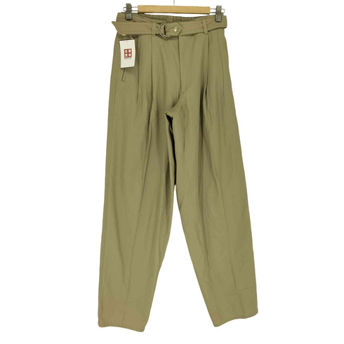 イッセイミヤケ ISSEY MIYAKE 92ss ベルテッド ツータックスラックス メンズ S-M