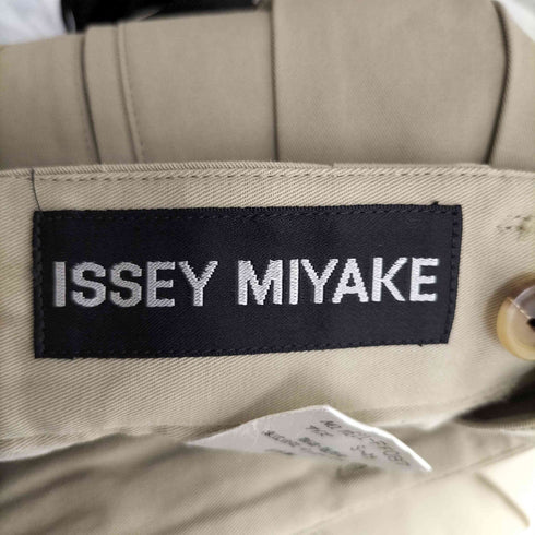 イッセイミヤケ ISSEY MIYAKE 92ss ベルテッド ツータックスラックス メンズ S-M