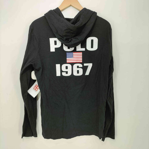 ポロラルフローレン POLO RALPH LAUREN ビッグポニー 星条旗 プルオーバー パーカー メンズ import:S