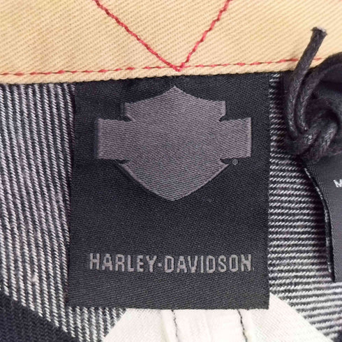 ハーレーダビッドソン HARLEY-DAVIDSON バッファローチェック バックプリント コットン 長袖 シャツ メンズ import:S