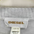 ディーゼル DIESEL アーガイル柄 ニットカーディガン グラフィックプリント メンズ import:XL