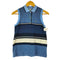 ラコステ LACOSTE マルチボーダー ノースリーブ ポロシャツ レディース EUR:42