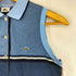ラコステ LACOSTE マルチボーダー ノースリーブ ポロシャツ レディース EUR:42