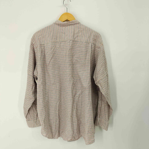 パパス papas ロングスリーブ コットン チェックシャツ メンズ LL