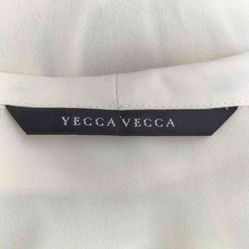 イェッカヴェッカ YECCA VECCA ダブルボタン シアーブラウス レディース