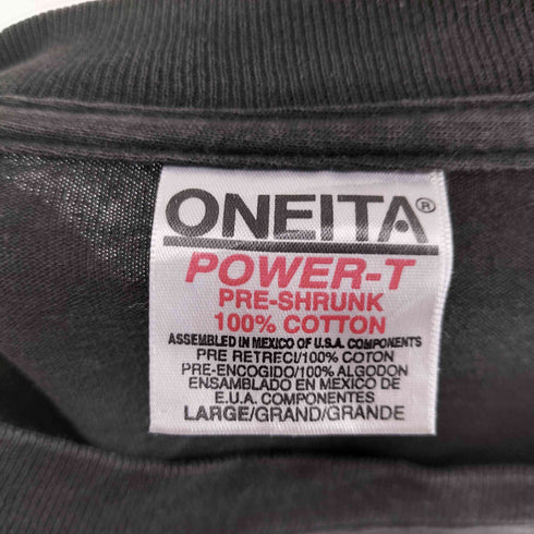 オニータ ONEITA 90~00S PORTLAND ART MUSEUM 長袖 Tシャツ メンズ import:L
