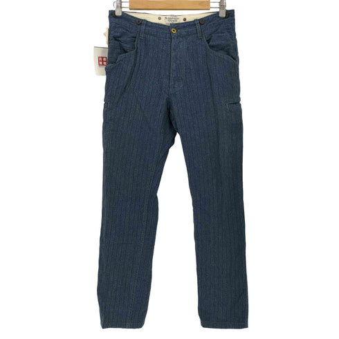ショットブロス SCHOTT BROS. REPFECTO シンチバック ストライプ柄 ストレートパンツ メンズ 30
