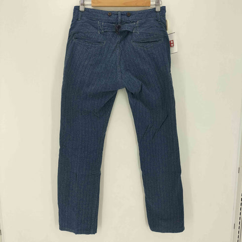 ショットブロス SCHOTT BROS. REPFECTO シンチバック ストライプ柄 ストレートパンツ メンズ 30