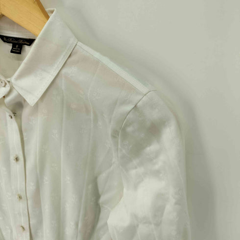 ブルックスブラザーズ BROOKS BROTHERS 花柄 レギュラーカラーシャツ レディース JPN:2
