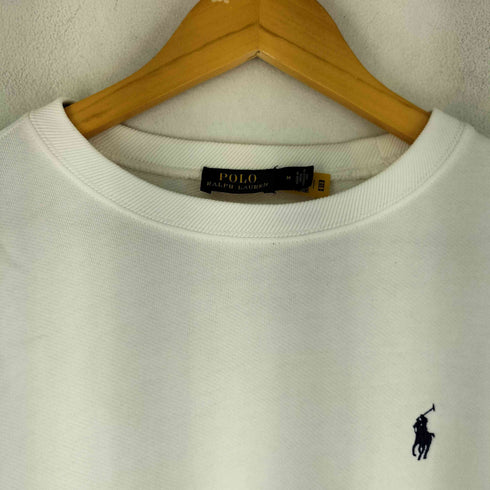 ポロラルフローレン POLO RALPH LAUREN LOGO TIE-DYE FRENCH TERRY SWEATSHIRT ロゴ入りホワイトスエット レディース JPN:M