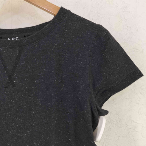 アーペーセー A.P.C. ラメ 前V 半袖 カットソー レディース XS