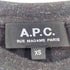 アーペーセー A.P.C. ラメ 前V 半袖 カットソー レディース XS