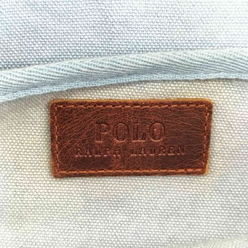 ポロラルフローレン POLO RALPH LAUREN シャンブレ キャンバストートバッグ メンズ