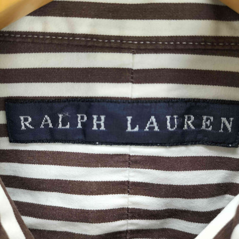 ポロラルフローレン POLO RALPH LAUREN ストライプコットン長袖シャツ レディース 7