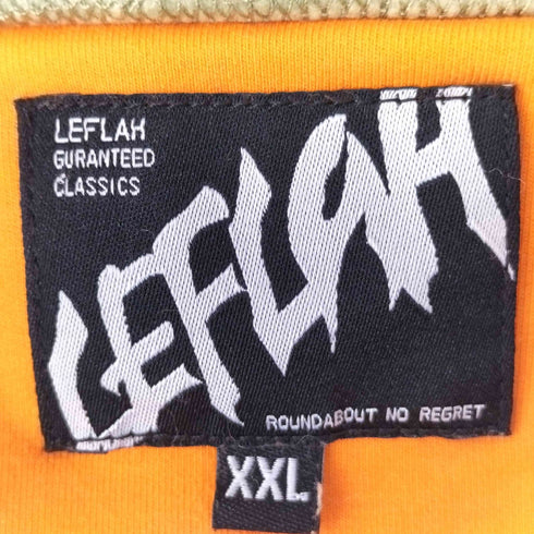 レフラー Leflah ノーカラー カーゴ スウェット ジャケット メンズ JPN:XXL
