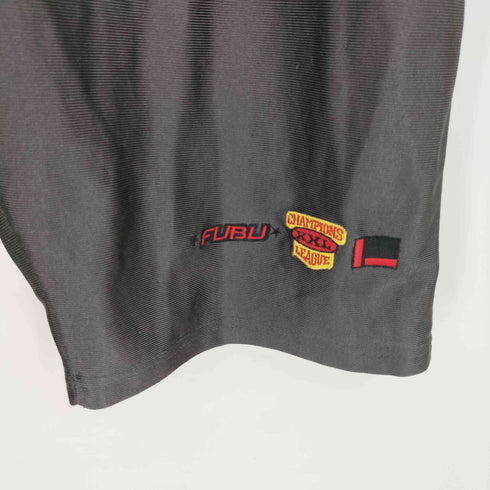 フブ FUBU 90s USA製 ロゴ刺繍 バスケショーツ メンズ FREE