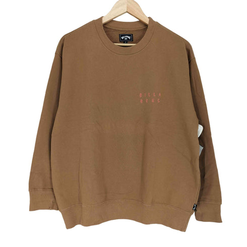 ビラボン BILLABONG ロゴプリントクルーネックスウェット メンズ JPN:M