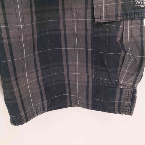 ラングラー Wrangler 00s スーパーバギー チェック カーゴショーツ メンズ 42