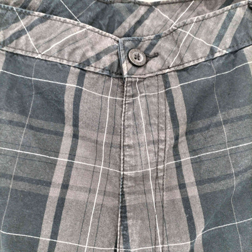 ラングラー Wrangler 00s スーパーバギー チェック カーゴショーツ メンズ 42