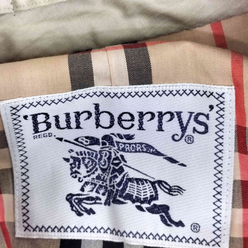 バーバリーズ BURBERRYS 白タグ 裏地ノバチェック トレンチコート メンズ 7AR