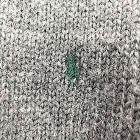 ポロバイラルフローレン Polo by RALPH LAUREN 90S スモールポニー刺繍 ウールニットセーター メンズ 160