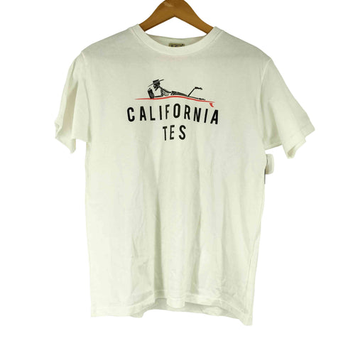テス TES CALIFORNIA スカルプリント Tシャツ メンズ import:M