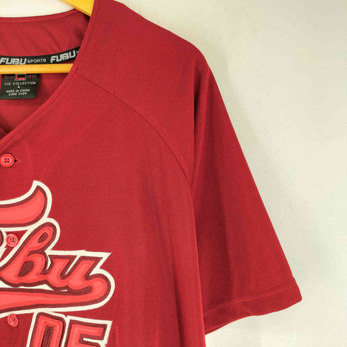 フブ FUBU 90S ベースボール ゲームシャツ メンズ import:L