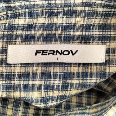 FERNOV チェック柄 長袖シャツ メンズ JPN:1