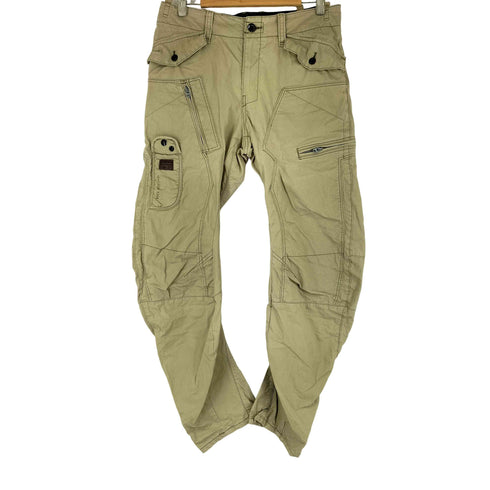 ジースターロー G-STAR RAW 立体裁断 AERO POWEL カーゴパンツ メンズ US:32-33