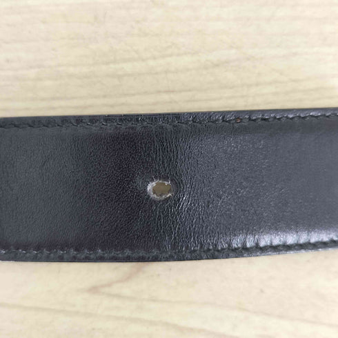 グッチ GUCCI ダブルGバックルレザーベルト メンズ