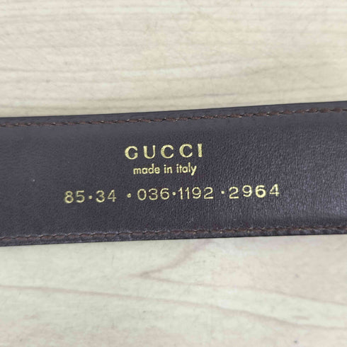グッチ GUCCI ダブルGバックルレザーベルト メンズ
