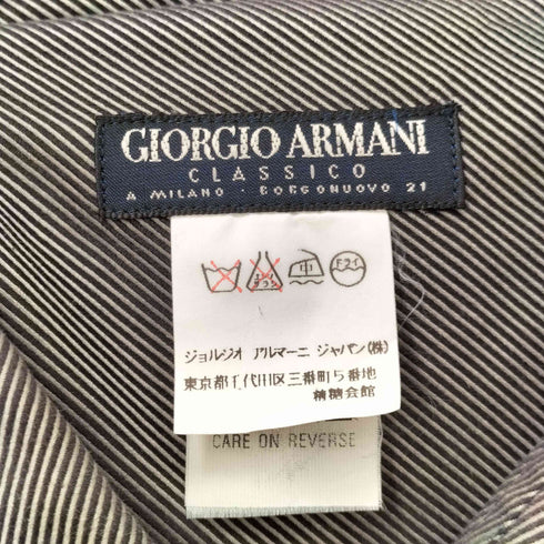 ジョルジオアルマーニ Giorgio Armani CLASSICO ストライプ柄 コットン 長袖 BDシャツ メンズ 39
